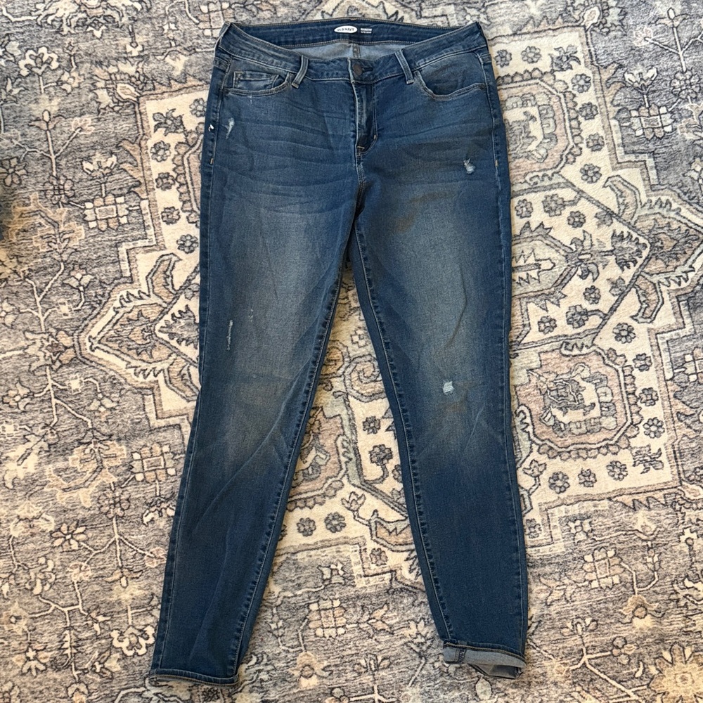 Old Navy Dark Blue Women's Skinny Jeans